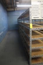 (6) 2 x 4 x 6' Steel/Wood Shelving Units