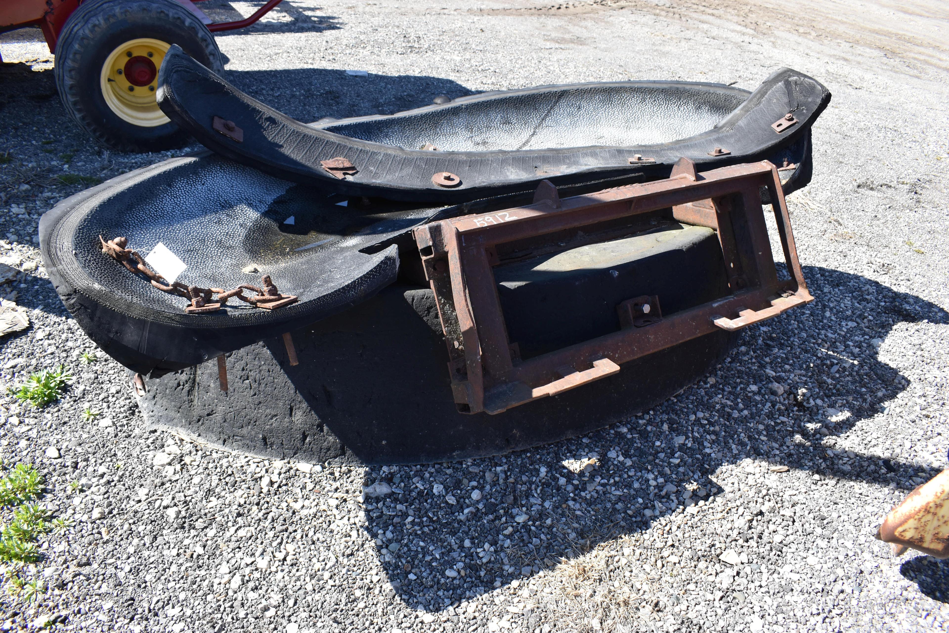 Skid Steer Tire Scraper 90"