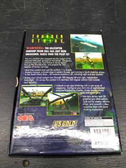 Playstation Long Box Video Game-Thunder Strike