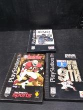 Collection 3 Playstation Long Box Video Games