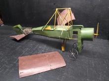 Novelty Metal Airplane -Barn Find