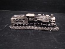 Carved Georgian Marble Trains Gone By-Gainesville Midland