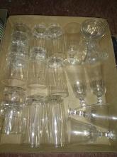 BL- Assorted Glassware