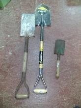 BL- (3) Yard Tools - Shevels