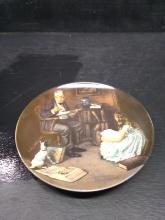 Collector Plate-Knowles Norman Rockwell "The Storyteller"
