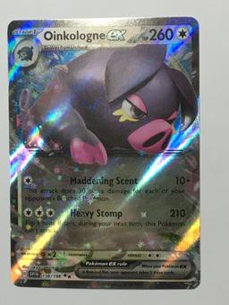 Pokemon Card Rare Secret Rare Holo Mint Pack Fresh Oinkologne Ex 158/198** Mint Pack Fresh