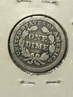 Seated Dime 1845