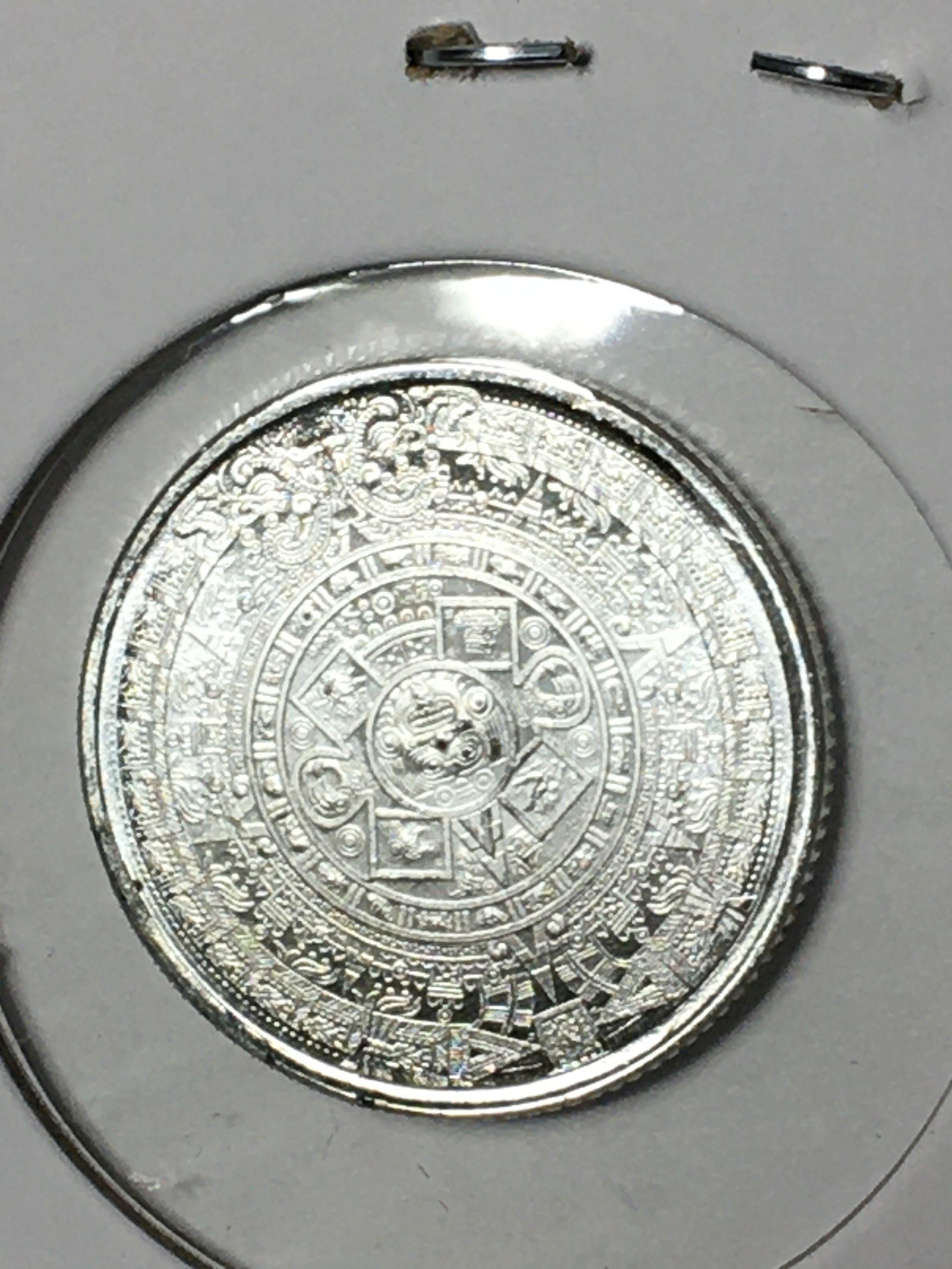 Aztec Silver Coin