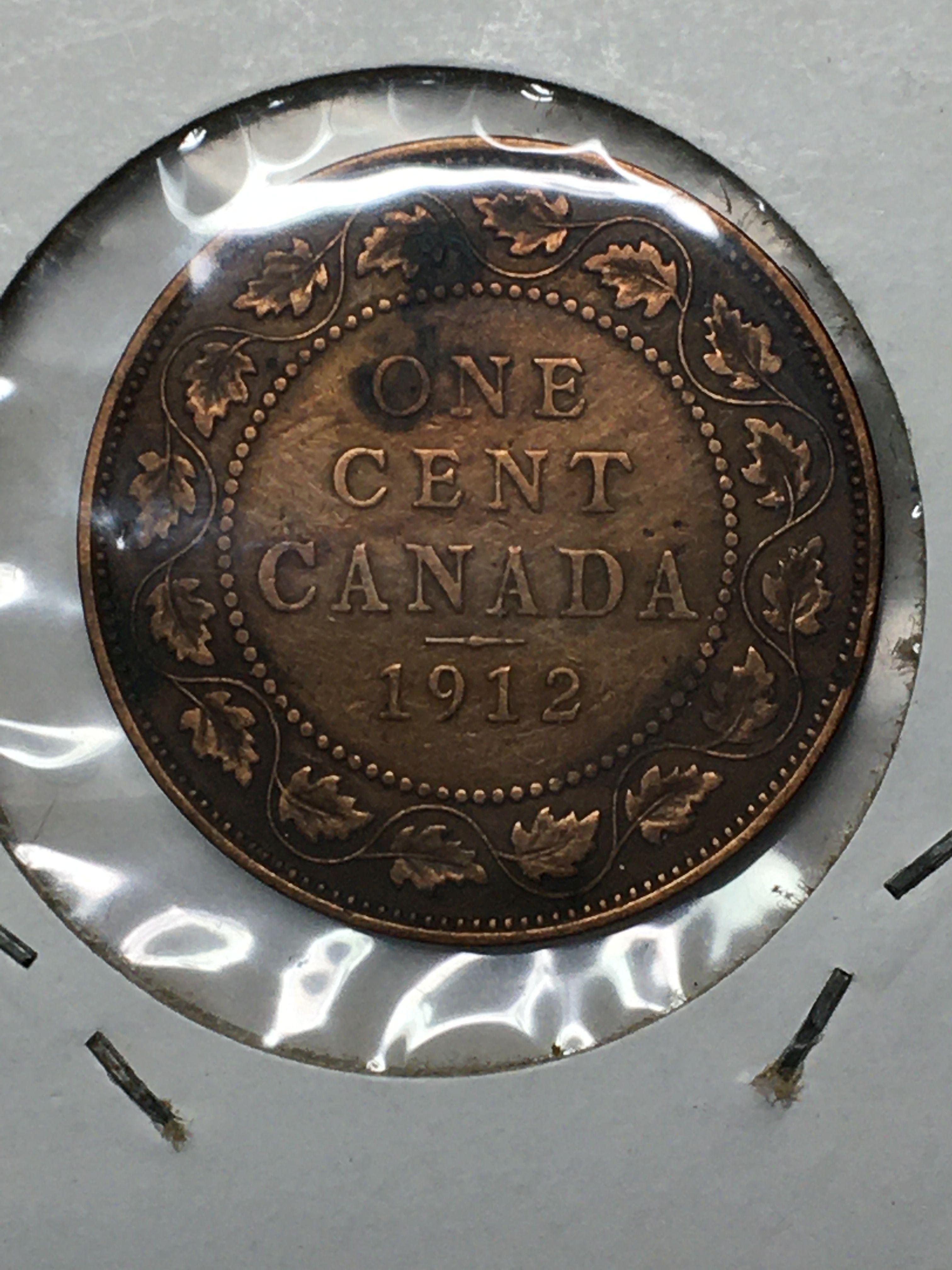 1912 Canadian Penny