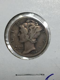 1927 S Mercury Dime