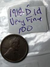 1918 D / D Lincoln Wheat Cent