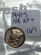 1941 S Mercury Dime