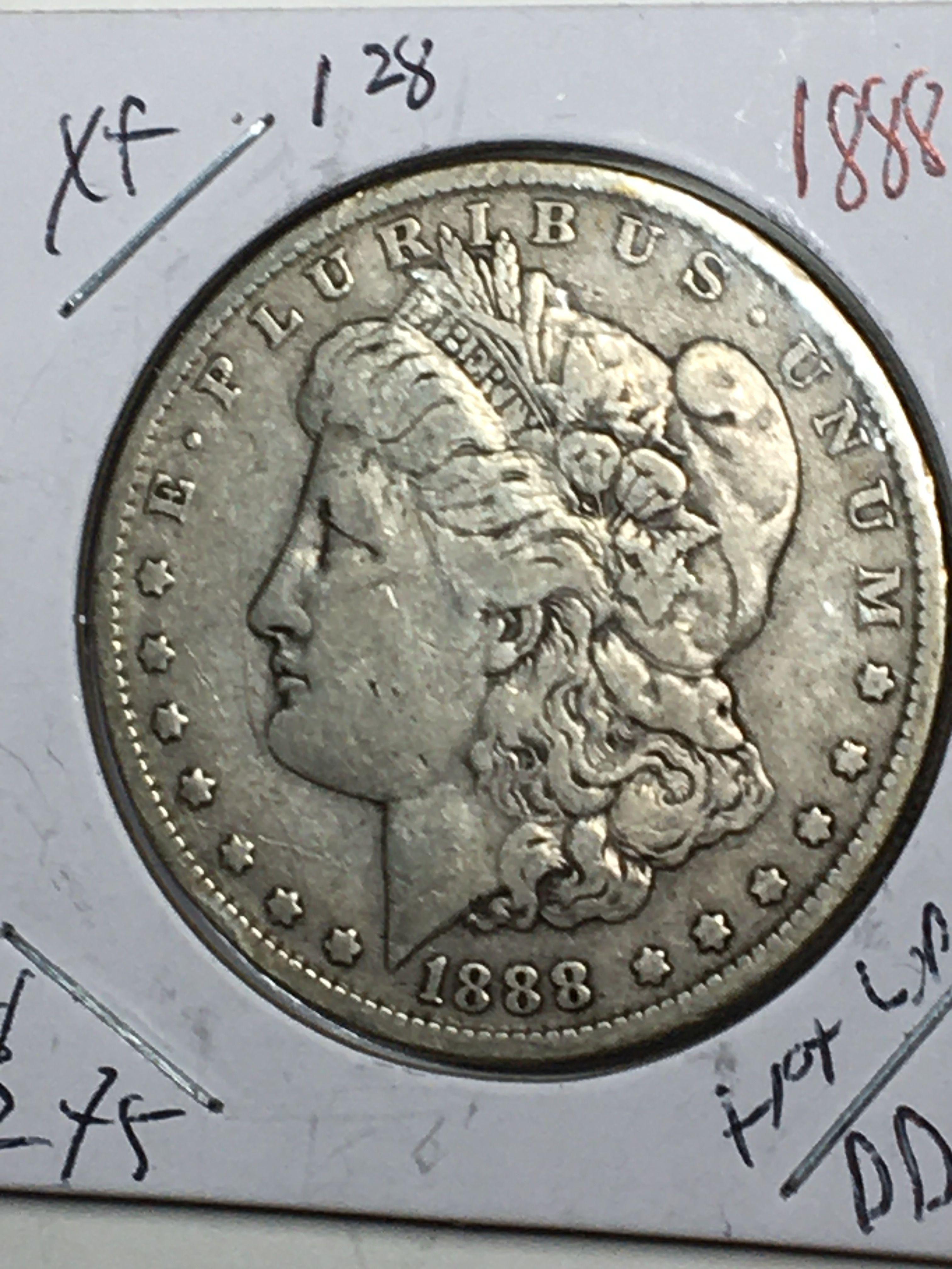 Morgan Dollar 1888 O Double Lips Hot Lips? Rare D D O 