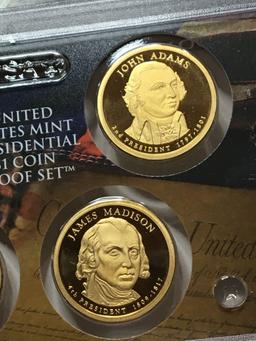 U S A Mint Gold Proof Dollar Set P F 5 In Original Mint Box