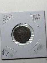 Indian Cent 1884