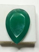 Emerald Pear Cut Columbian Green Glowing Color Top Gem A A A Quality 24.64 Cts Huge $$$$