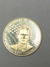 2001 George Bush Republic Of Liberia $10.00