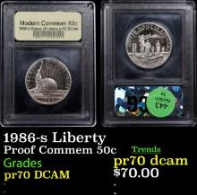 Proof 1986-s Liberty Modern Commem Half Dollar 50c Graded GEM++ Proof Deep Cameo By USCG