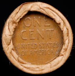 Lincoln Wheat Cent 1c Mixed Roll Orig Brandt McDonalds Wrapper, 1918-s end, Wheat other end