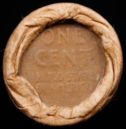 Lincoln Wheat Cent 1c Mixed Roll Orig Brandt McDonalds Wrapper, 1916-d end, Wheat other end