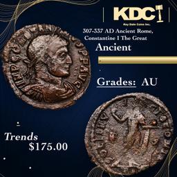 307-337 AD Ancient Rome, Constantine I The Great Ancient Grades AU