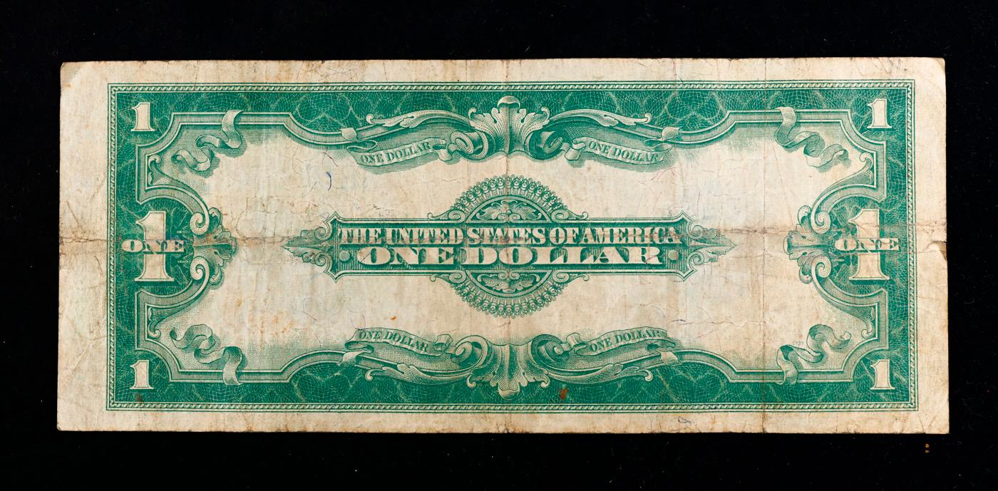 1923 $1 large size Blue Seal Silver Certificate Grades vf+ Signatures Speelman/White