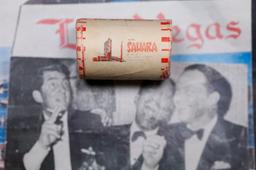 ***Auction Highlight*** Old Casino 50c Roll $10 Halves Las Vegas Casino Sahara 1944 walker & P frank