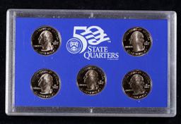 2007 United States Quarters Proof Set - 5 pc set No Outer Box