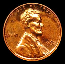 Proof 1962 Lincoln Cent 1c Grades GEM++ Proof Cameo