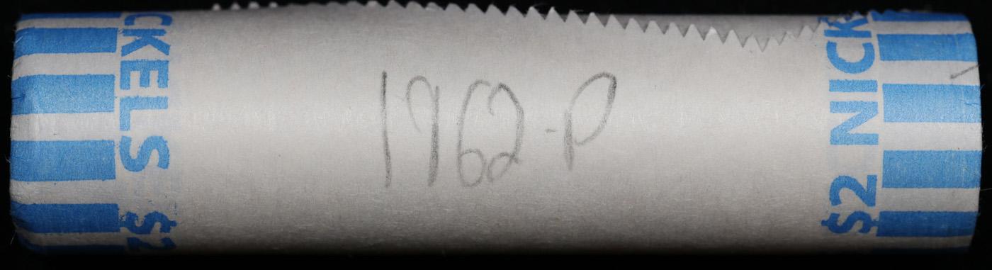 Shotgun Jefferson 5c roll, 1962-p 40 pcs Bank Wrapper