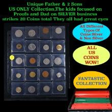 20 Great Coins of the World, hand selected, many trend high, every lot guaranteed to contain Silver.