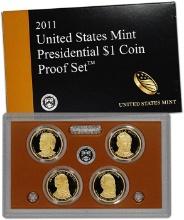 2011 PRESIDENTIAL Dollar Proof Set DEEP CAMEO Mint Coins w/coa