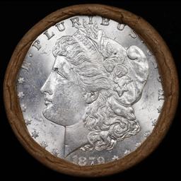 ***Auction Highlight*** 1879 & CC Uncirculated Morgan Dollar Shotgun Roll (fc)