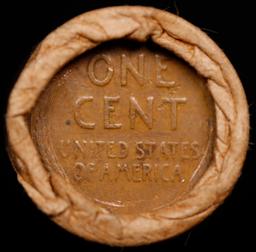 Lincoln Wheat Cent 1c Mixed Roll Orig Brandt McDonalds Wrapper, 1918-s end, Wheat other end