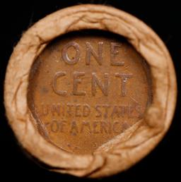 Lincoln Wheat Cent 1c Mixed Roll Orig Brandt McDonalds Wrapper, 1919-d end, Wheat other end