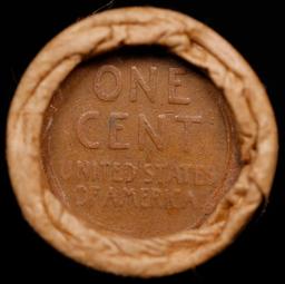 Lincoln Wheat Cent 1c Mixed Roll Orig Brandt McDonalds Wrapper, 1919-s end, Wheat other end