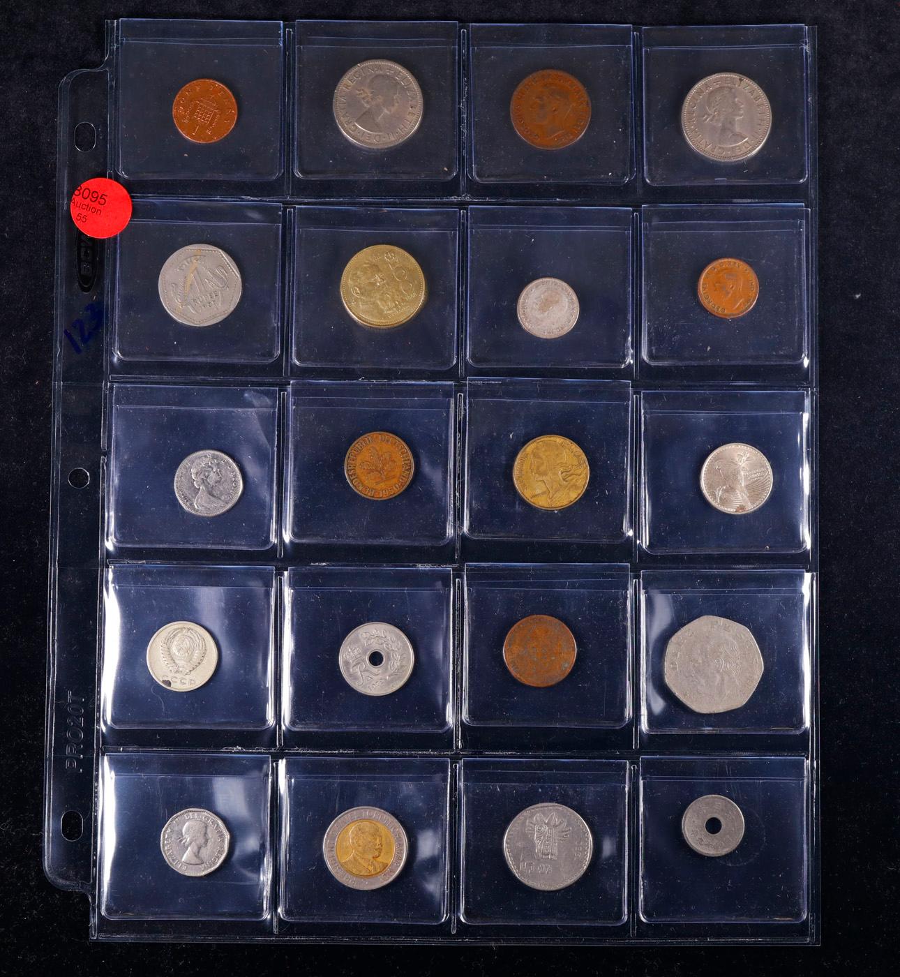 20 Great Coins of the World, hand selected, many trend high, every lot guaranteed to contain Silver.