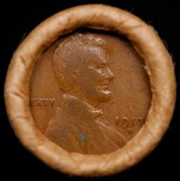 Lincoln Wheat Cent 1c Mixed Roll Orig Brandt McDonalds Wrapper, 1917-d end, Wheat other end