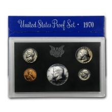 1970 United States Mint Proof Set 5 coins
