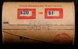 High Value! - Covered End Roll - Marked " Peace Supreme" - Weight shows x20 Coins (FC)