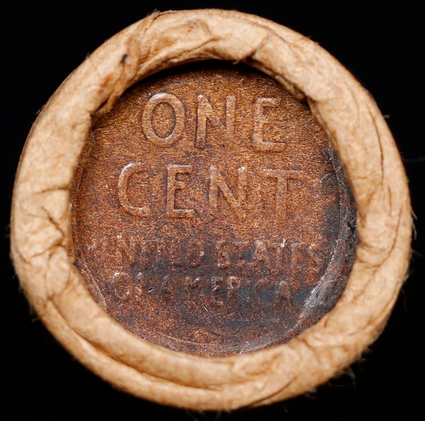 Lincoln Wheat Cent 1c Mixed Roll Orig Brandt McDonalds Wrapper, 1917-d end, Wheat other end