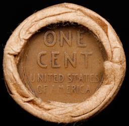 Lincoln Wheat Cent 1c Mixed Roll Orig Brandt McDonalds Wrapper, 1919-s end, Wheat other end