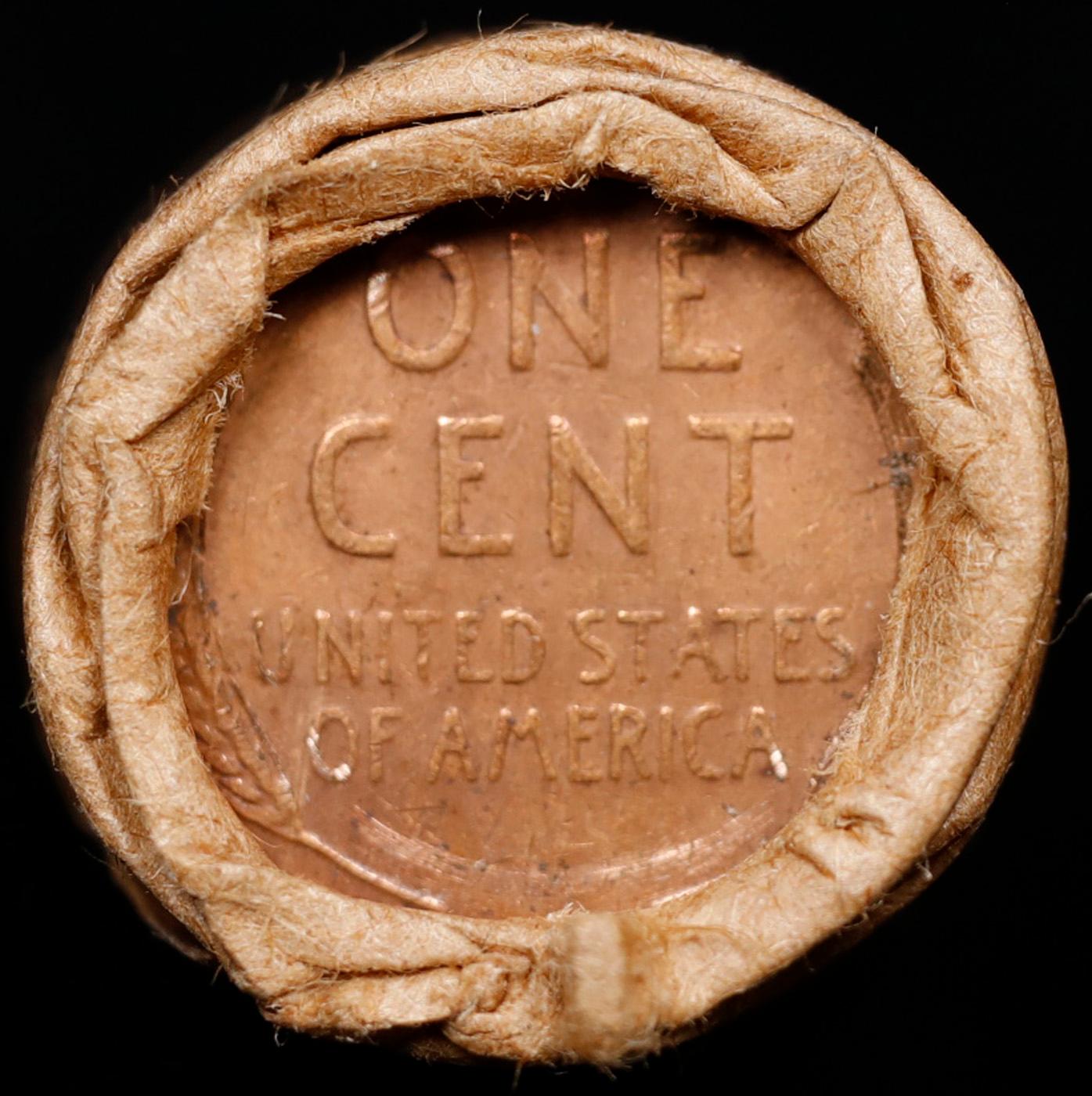 Lincoln Wheat Cent 1c Mixed Roll Orig Brandt McDonalds Wrapper, 1917-s end, Wheat other end