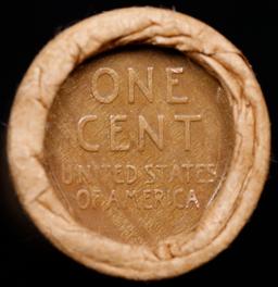 Lincoln Wheat Cent 1c Mixed Roll Orig Brandt McDonalds Wrapper, 1916-d end, Wheat other end