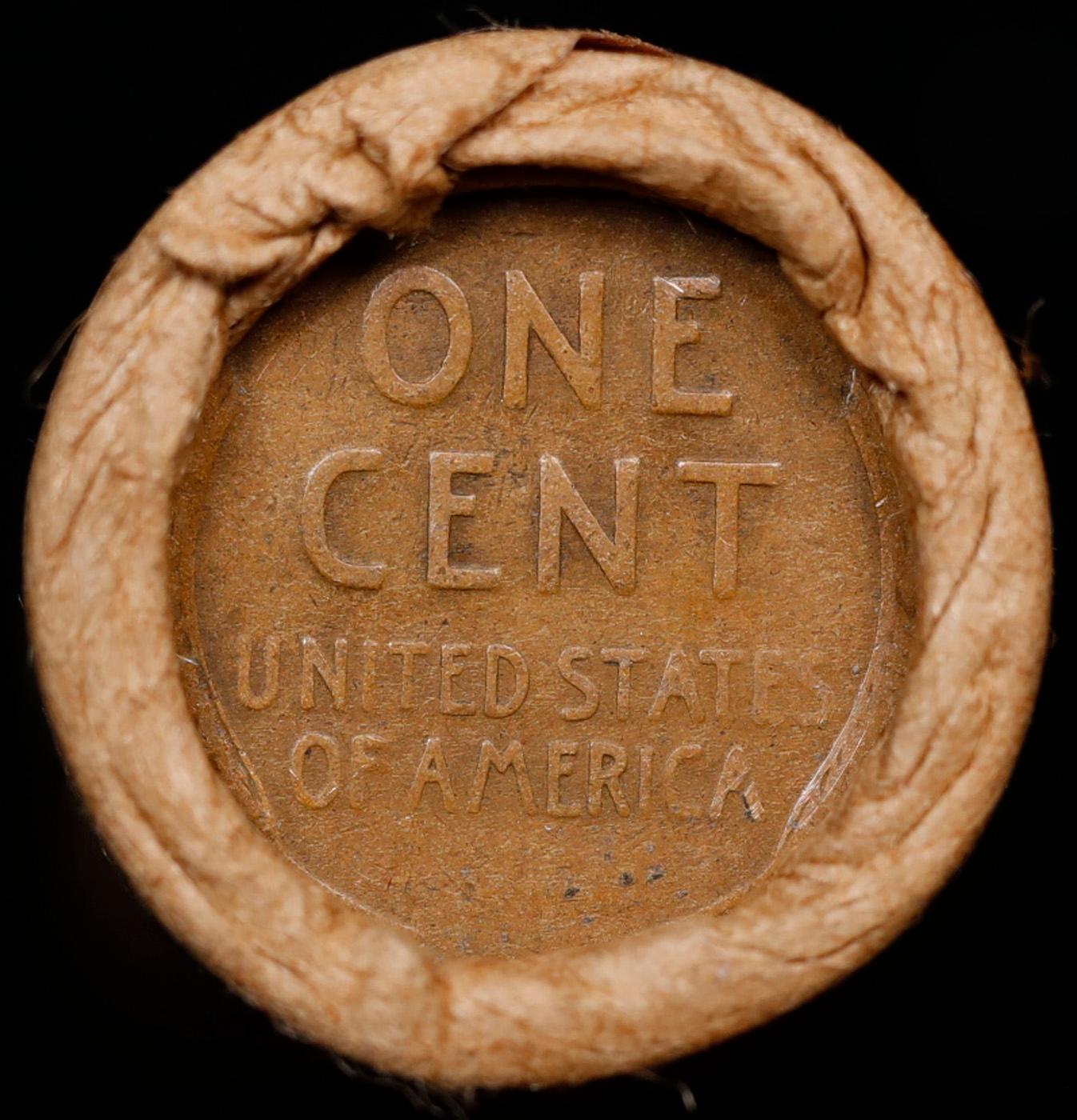 Lincoln Wheat Cent 1c Mixed Roll Orig Brandt McDonalds Wrapper, 1917-d end, Wheat other end