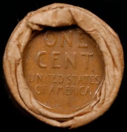 Lincoln Wheat Cent 1c Mixed Roll Orig Brandt McDonalds Wrapper, 1916-d end, Wheat other end