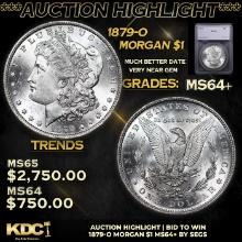 ***Auction Highlight*** 1879-o Morgan Dollar 1 Graded ms64+ By SEGS (fc)