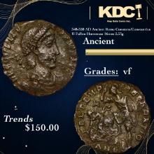 348-350 AD Ancient Rome Constans/Constantius II Fallen Horseman 16mm 2.33g  Ancient Grades vf