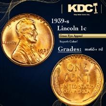 1939-s Lincoln Cent 1c Grades Gem+ Unc RD