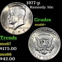 1977-p Kennedy Half Dollar 50c Grades GEM++ Unc